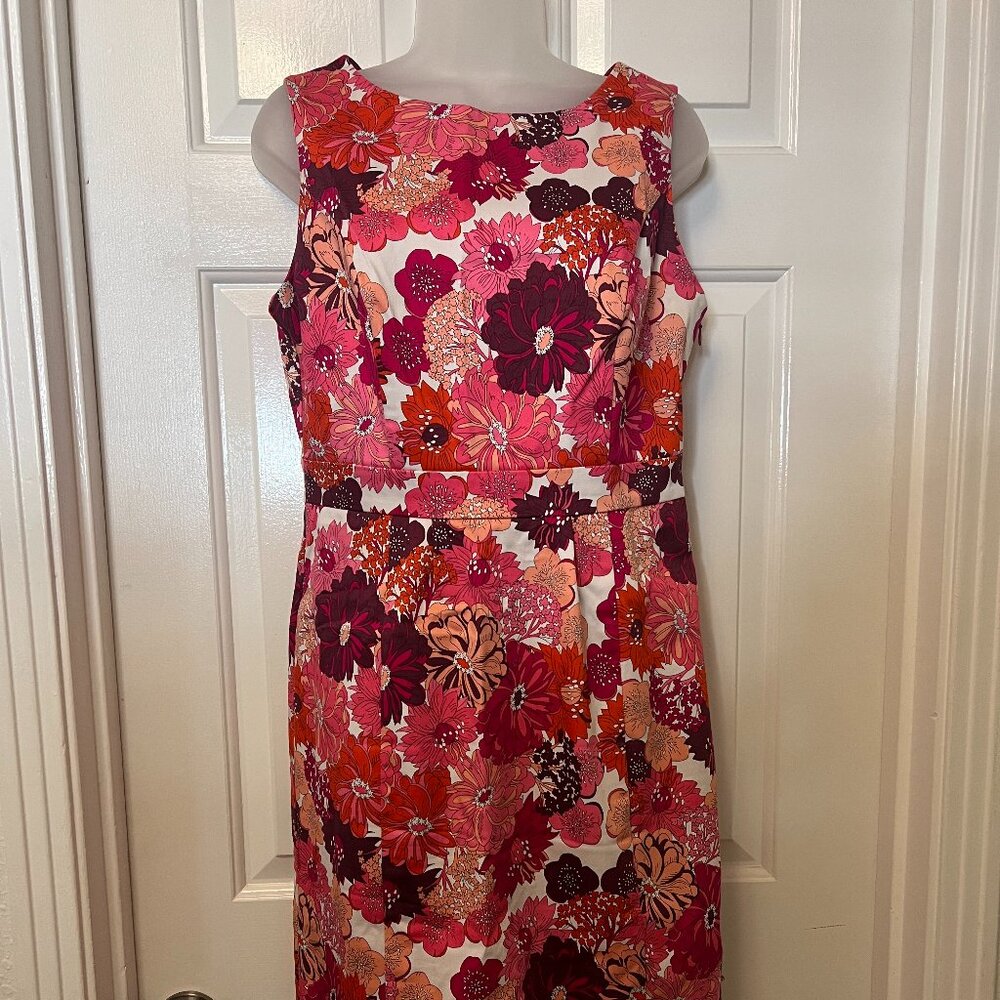 Liberty of London Pink & Orange Floral Dress